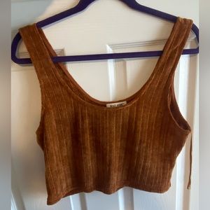 Sweater crop top